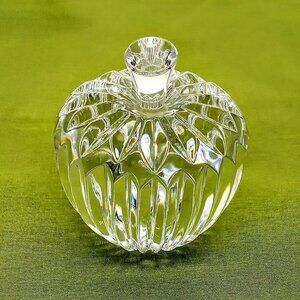 Waterford Signed Lead Crystal Apple Paperweight